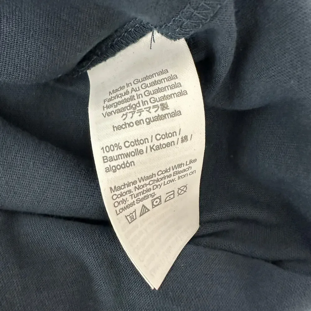 J.Crew Cotton Washed Jersey Pocket Tee Crewneck Vintage Navy Mens Large NWT - Picture 10 of 11